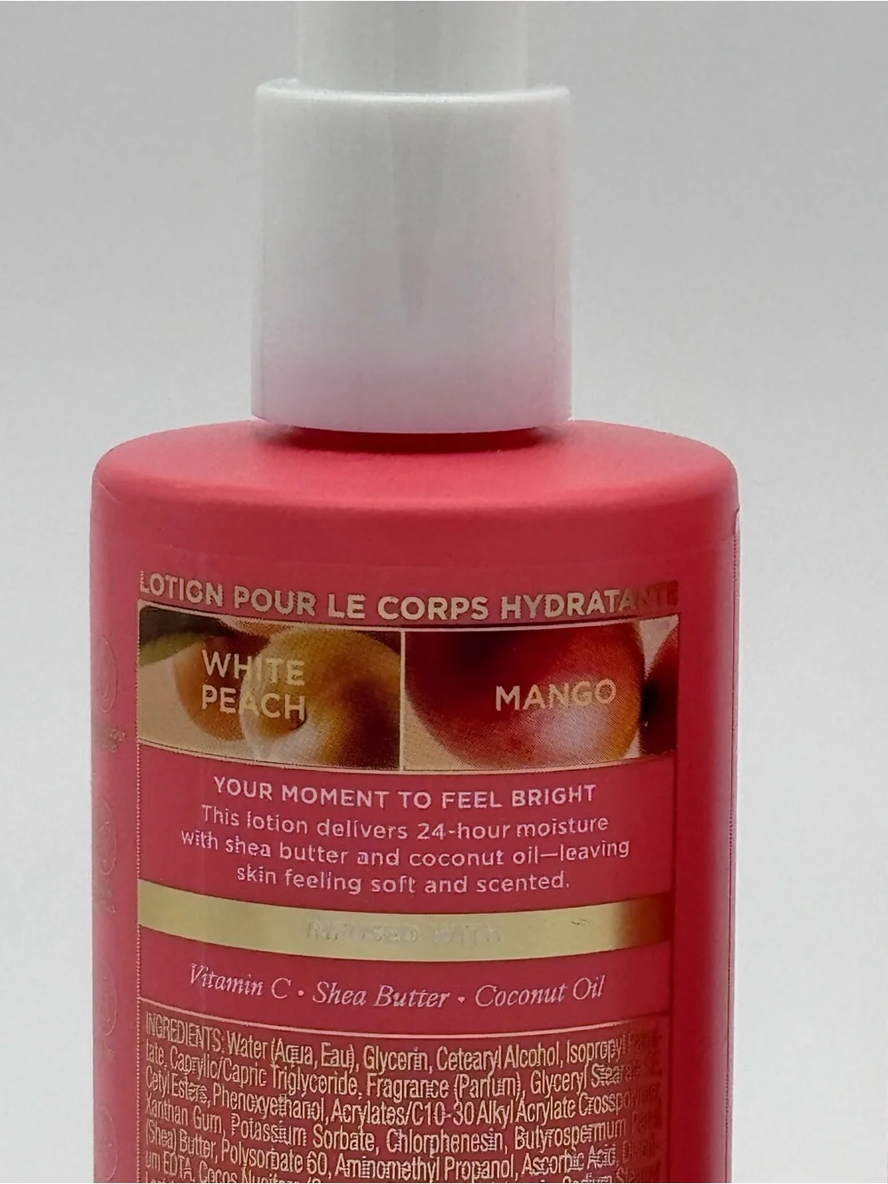 Victoria’s Secret White Peach Mango Feel Bright Body Lotion & Body Wash NWT